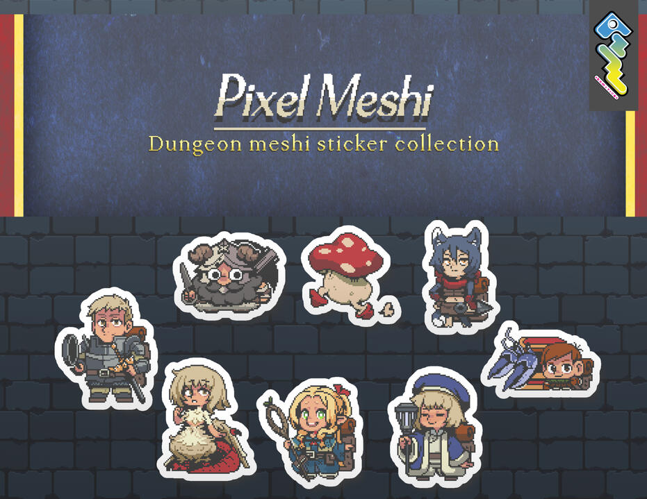 Limited Run Dungeon Meshi Stickers